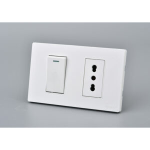 INTERRUPTOR*1 MET 9/12 16A+TOMACORRIENTE*1 16A BLANCO 10PC 5 AÑOS GARANTÍA