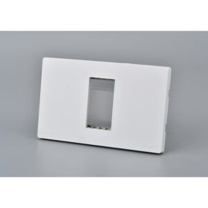 PLACA SIMPLE MET CON SOPORTE BLANCO 20PC 5 AÑOS GARANTÍA