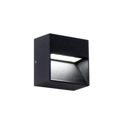 APLIQUE LED BD025 NEGRO 3W 3000K