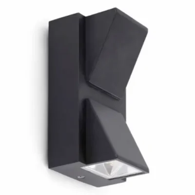 APLIQUE LED K2 COB NEGRO 2*5W
