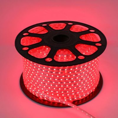 CINTA LED 5050 60LEDS 8MM ROJO 100MTS