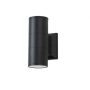APLIQUE PORTA GU10*2 IP54 NEGRO