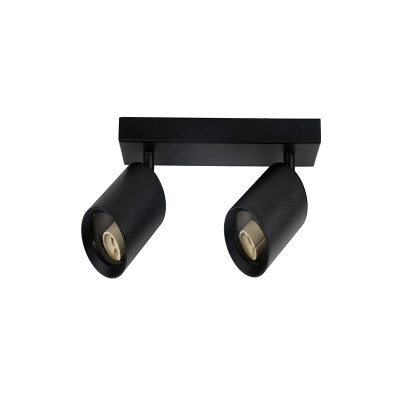 APLIQUE PORTA GU10*2 NEGRO