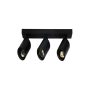 APLIQUE PORTA GU10*3 NEGRO