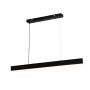 LAMPARA LED COLGANTE 900*70 NEGRO 18W+18W 1 AÑO GARANTIA