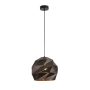 LAMPARA COLGANTE 300MM NEGRO E27 1 AÑO GARANTÍA