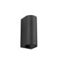 APLIQUE PORTA GU10*2 BD114 NEGRO IP54
