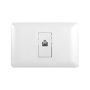 TOMA TELEFONICA RJ11 BLANCO 10PC