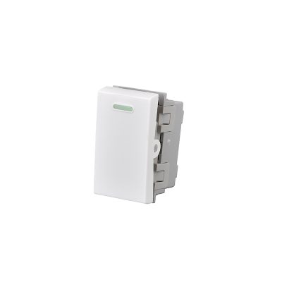 MODULO INTERRUPTOR 9/24 10A 250V BLANCO 20PC