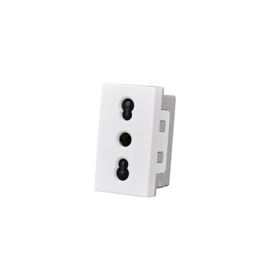 MODULO TOMACORRIENTE 10/16A 250V BLANCO 20PC