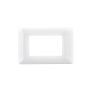 PLACA TRIPLE CON SOPORTE BLANCO 20PC 2 AÑOS GARANTÍA