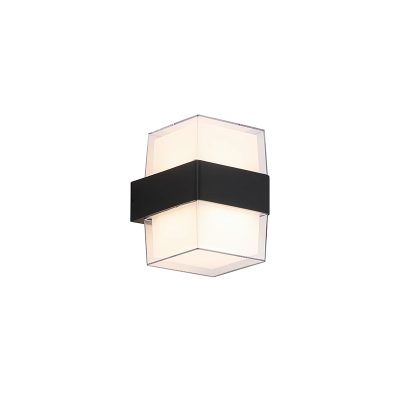 APLIQUE LED 013 10W NEGRO IP54 3000K