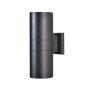 APLIQUE LED 2*7W IP54 NEGRO 108MM 3000K