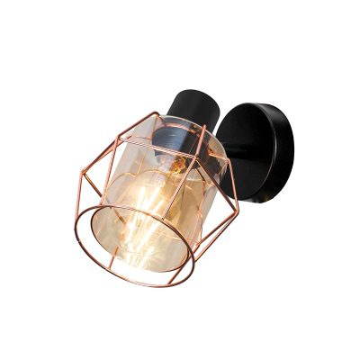 APLIQUE PORTA AMPOLLETA E27*1 COBRE