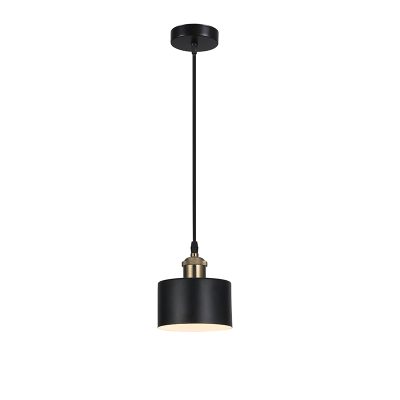 LAMPARA COLGANTE PORTA E27*1 NEGRO 1 AÑO GARANTÍA