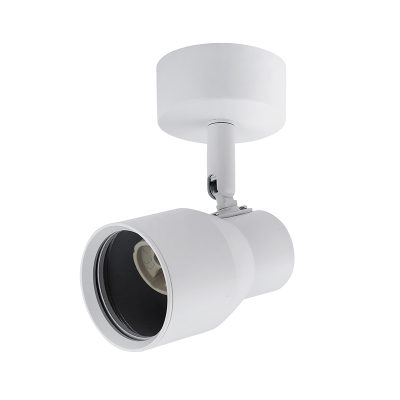 FOCO PORTA GU10*1 SOBREPUESTO BLANCO