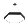 LAMPARA LED COLGANTE HEXAGONO 600MM 50W CCT 12 MESES GARANTÍA