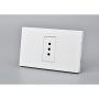 TOMACORRIENTE SIMPLE MET 10A BLANCO 10PC