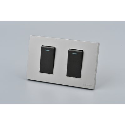 INTERRUPTOR DOBLE MET 9/12 16A G+N 10PC
