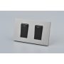INTERRUPTOR DOBLE MET 9/12 16A G+N 10PC