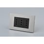 TOMACORRIENTE TRIPLE MET 10A G+N 10PC