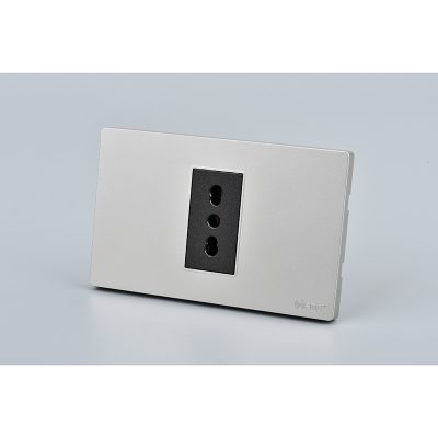 TOMACORRIENTE SIMPLE MET 16A G+N 10PC