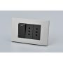 INTERRUPTOR*1 MET 9/12 16A+TOMACORRIENTE*2 10A G+N 10PC