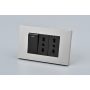 INTERRUPTOR*1 MET 9/12 16A+TOMACORRIENTE*2 16A G+N 10PC