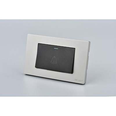 INTERRUPTOR PULSADOR MET SIMPLE 10A G+N 10PC