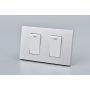 INTERRUPTOR DOBLE MET 9/24 16A P+B 10PC