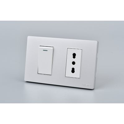 INTERRUPTOR*1 MET 9/12 16A+TOMACORRIENTE*1 16A P+B 10PC