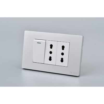 INTERRUPTOR*1 MET 9/12 16A+TOMACORRIENTE*2 16A P+B 10PC