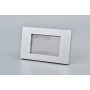 PLACA TRIPLE MET CON SOPORTE PLATA 20PC