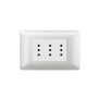 TOMACORRIENTE TRIPLE P+B 10A 250V 10PC