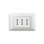 TOMACORRIENTE TRIPLE P+B 16A 250V 10PC