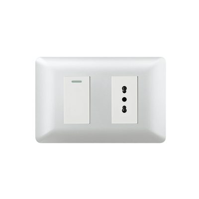 TOMACORRIENTE SIMPLE 16A 250V+INTERRUPTOR SIMPLE 9/12 10A P+B 10PC