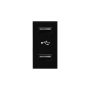 MODULO USB 5V2.1A NEGRO 20PC