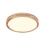 LAMPARA LED REDONDO 300MM MADERA CLARA 48W