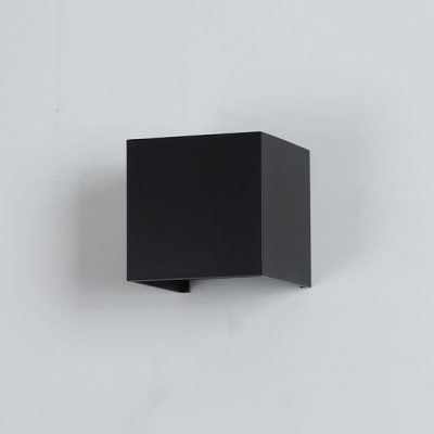 APLIQUE LED BD021 CUADRADO NEGRO 2*3W 3000K