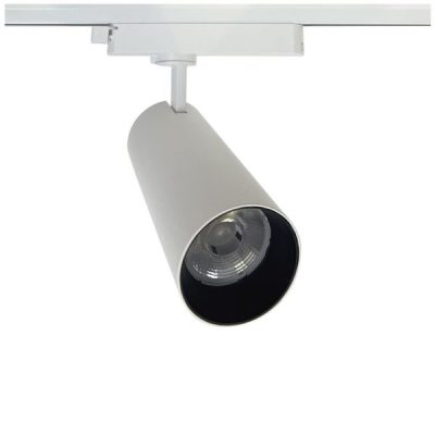FOCO RIEL MONOFASICO COB 30W BLANCO