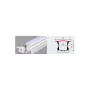 PERFIL 2M 1714A EMBUTIDO ALTO COLOR BLANCO 0.6MM 100PC
