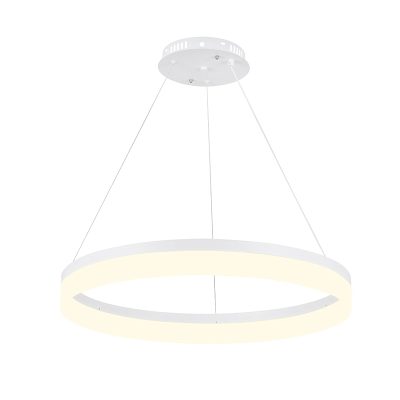 LAMPARA LED COLGANTE REDONDO 600MM NEGRO 36W 3000K 4000K 6000K