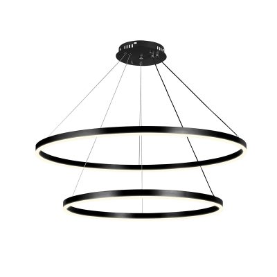 LAMPARA LED 600MM+800MM NEGRO 36W45W 3000K-6500K