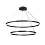 LAMPARA LED 600MM+800MM NEGRO 36W45W 3000K-6500K