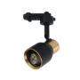 FOCO RIEL MONOFASICO PORTA GU10 GOLD CONO SEC