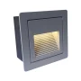 APLIQUE LED BD015 EMBUTIDO GRIS 3W IP54 3000K